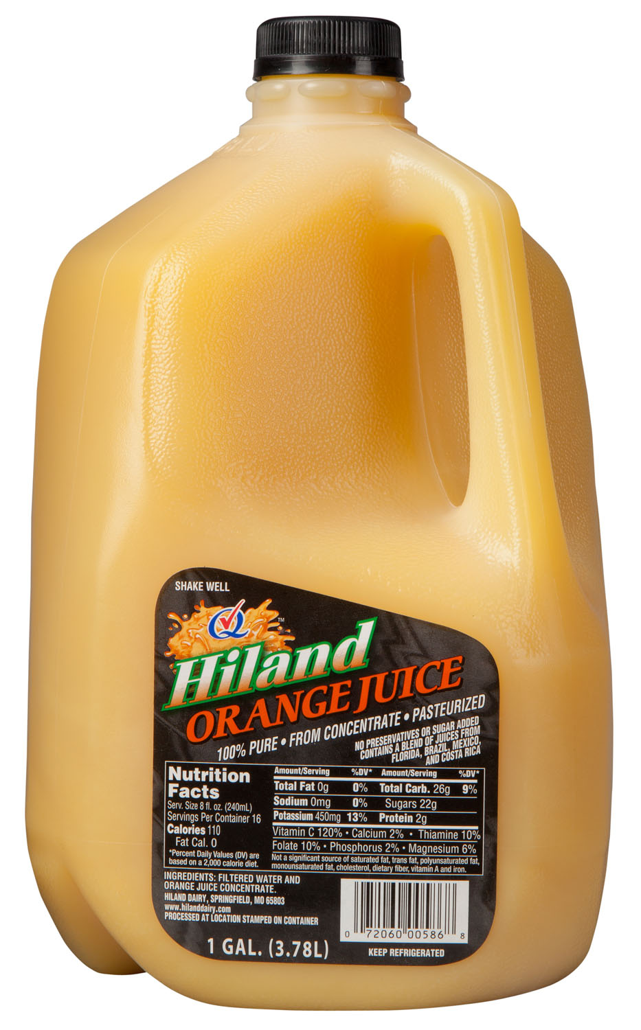 Hiland Dairy Announces Voluntary Recall Of Hiland Dairy Orange Juice And Tampico Citrus Punch